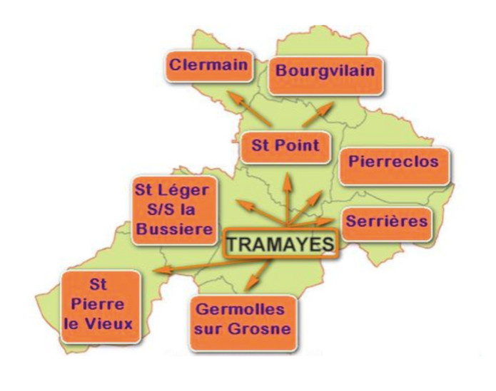 Fargeton le canton de Tramayes