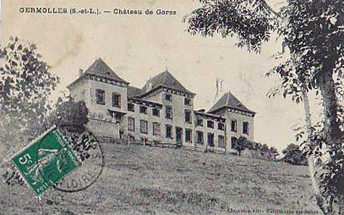 vue du château de Germolles-sur-Grosne