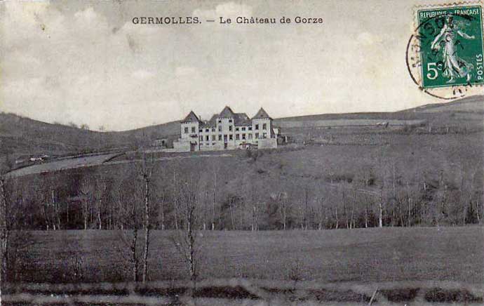 vue du château de Germolles-sur-Grosne