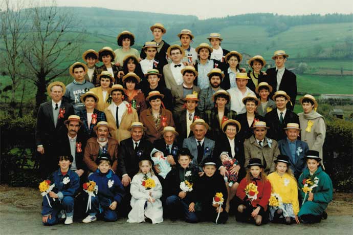 conscrits d'Ouroux la classe 1990