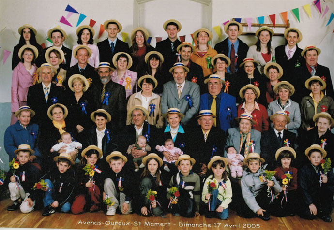 conscrits d'Ouroux la classe 2005