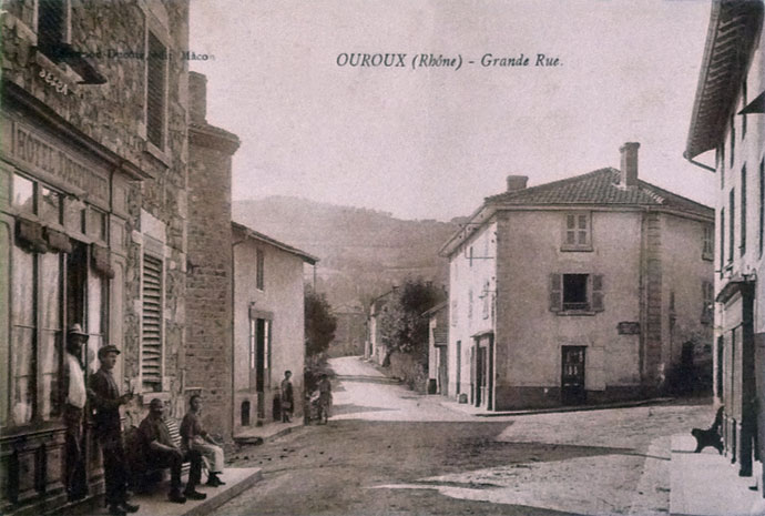 vue du bourg d'Ouroux