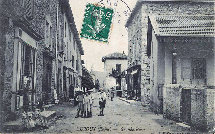vue du bourg d'Ouroux