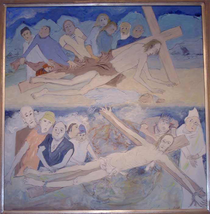 X Jésus est é©pouillé de ses vêtements - XI Jésus est cloué sur la croix #