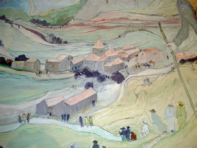 détail le village de Saint-Jacques-des-Arrêts vu par Fusaro #