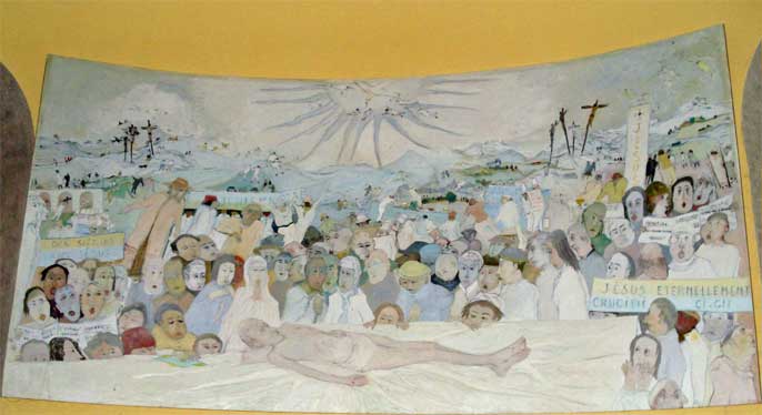 un Golgotha en Beaujolais ou déposition du Christ un Golgotha en Beaujolais ou déposition du Christ