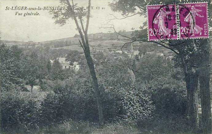 cartes postales de Saint-Léger-sous-la-Bussière