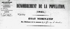 les recensements de population de Saint-Léger-sous-la-Bussière