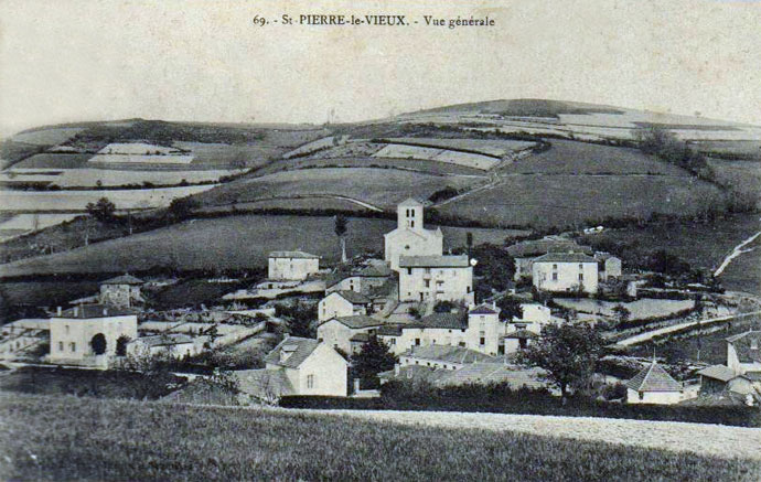 cartes postales de la commune de Saint-Pierre-le-Vieux (Sane-et-Loire)