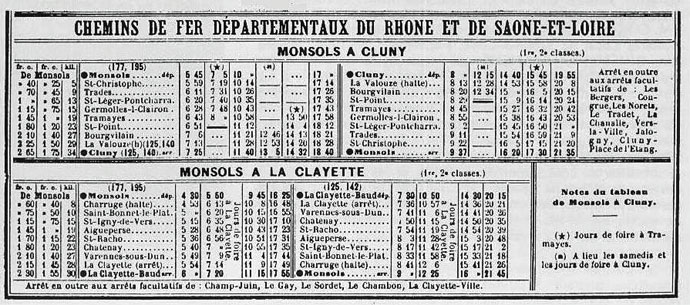 horaires des trains RSL