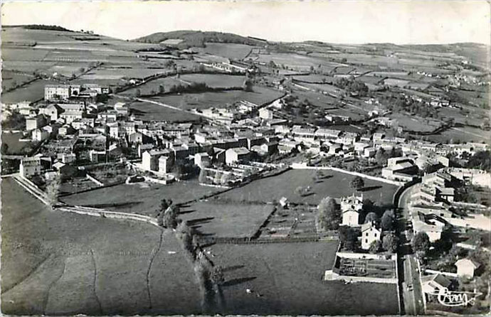 vue arienne de Tramayes