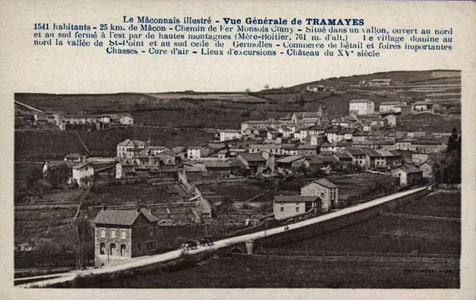 vue gnrale de Tramayes