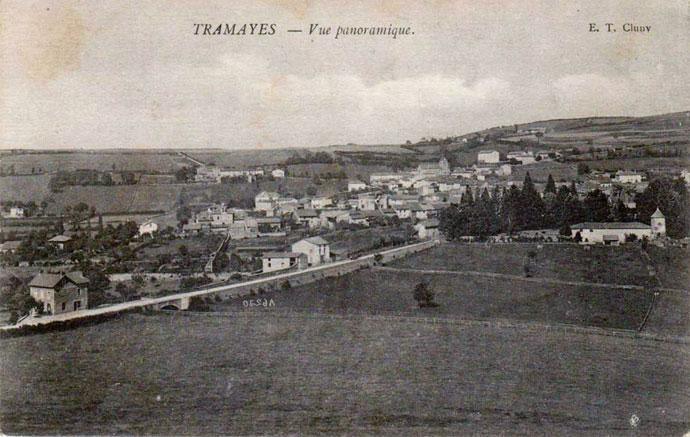 vue gnrale de Tramayes