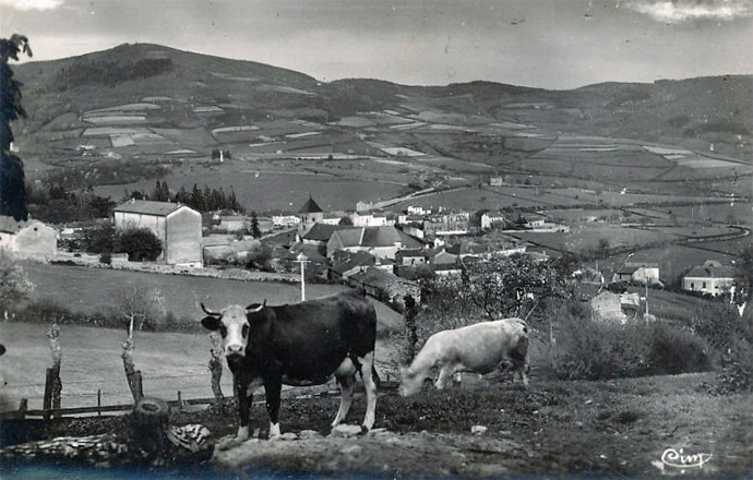 vue gnrale de Tramayes