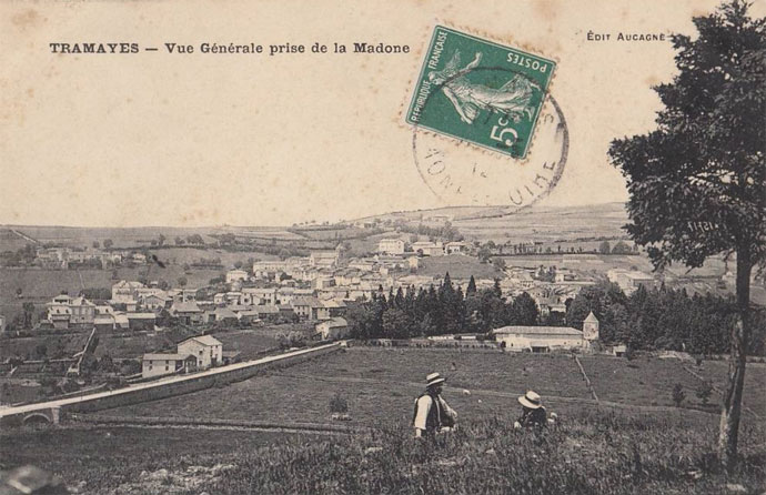 vue gnrale de Tramayes
