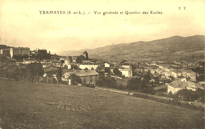 vue gnrale de Tramayes