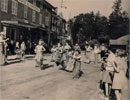 course en sac à la fête de Tramayes